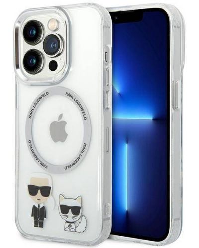 Калъф Karl Lagerfeld - MS Karl Choupette, iPhone 14 Pro Max, прозрачен - 2